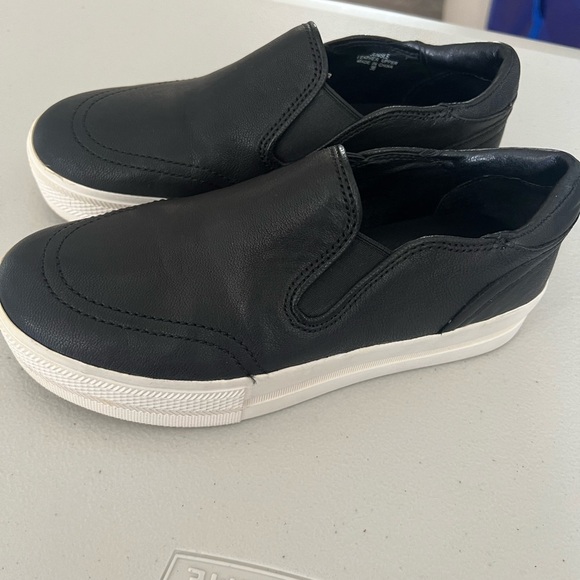 Ash Black and White Slip-On Sneakers with Platform Sole Women's Size 6 Black - Picture 2 of 16
